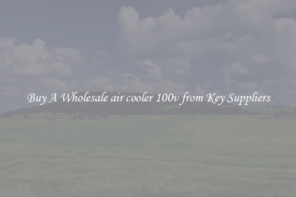 Buy A Wholesale air cooler 100v from Key Suppliers