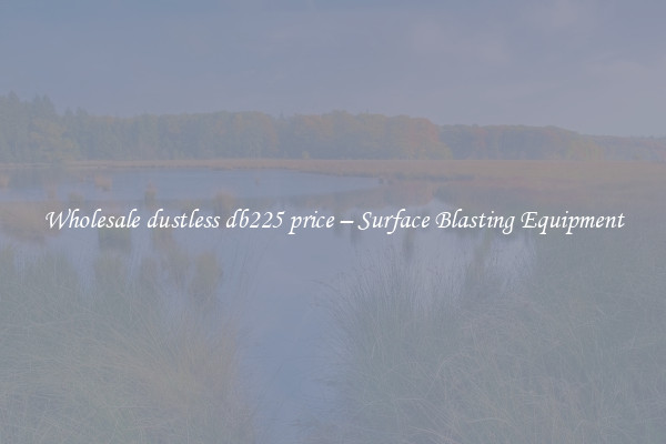  Wholesale dustless db225 price – Surface Blasting Equipment 