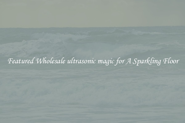 Featured Wholesale ultrasonic magic for A Sparkling Floor