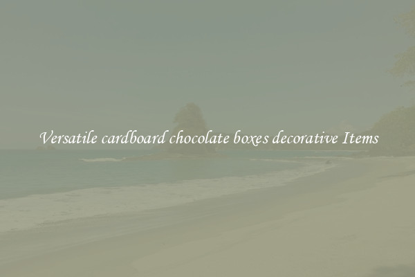 Versatile cardboard chocolate boxes decorative Items