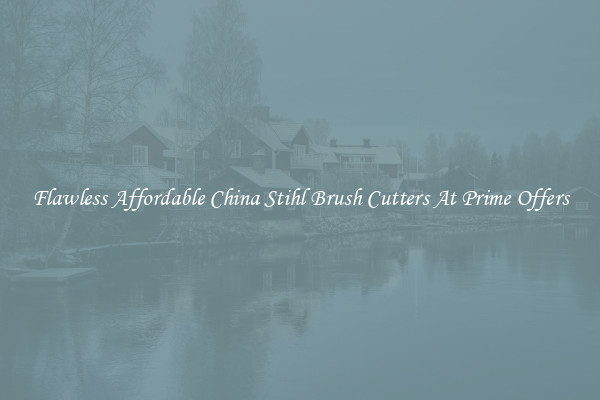Flawless Affordable China Stihl Brush Cutters At Prime Offers