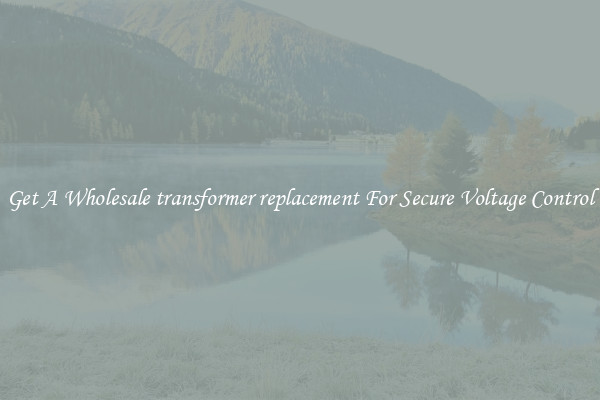 Get A Wholesale transformer replacement For Secure Voltage Control