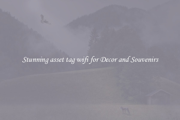 Stunning asset tag wifi for Decor and Souvenirs