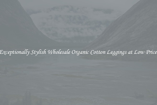 Exceptionally Stylish Wholesale Organic Cotton Leggings at Low Prices