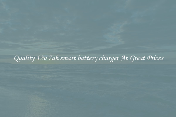 Quality 12v 7ah smart battery charger At Great Prices